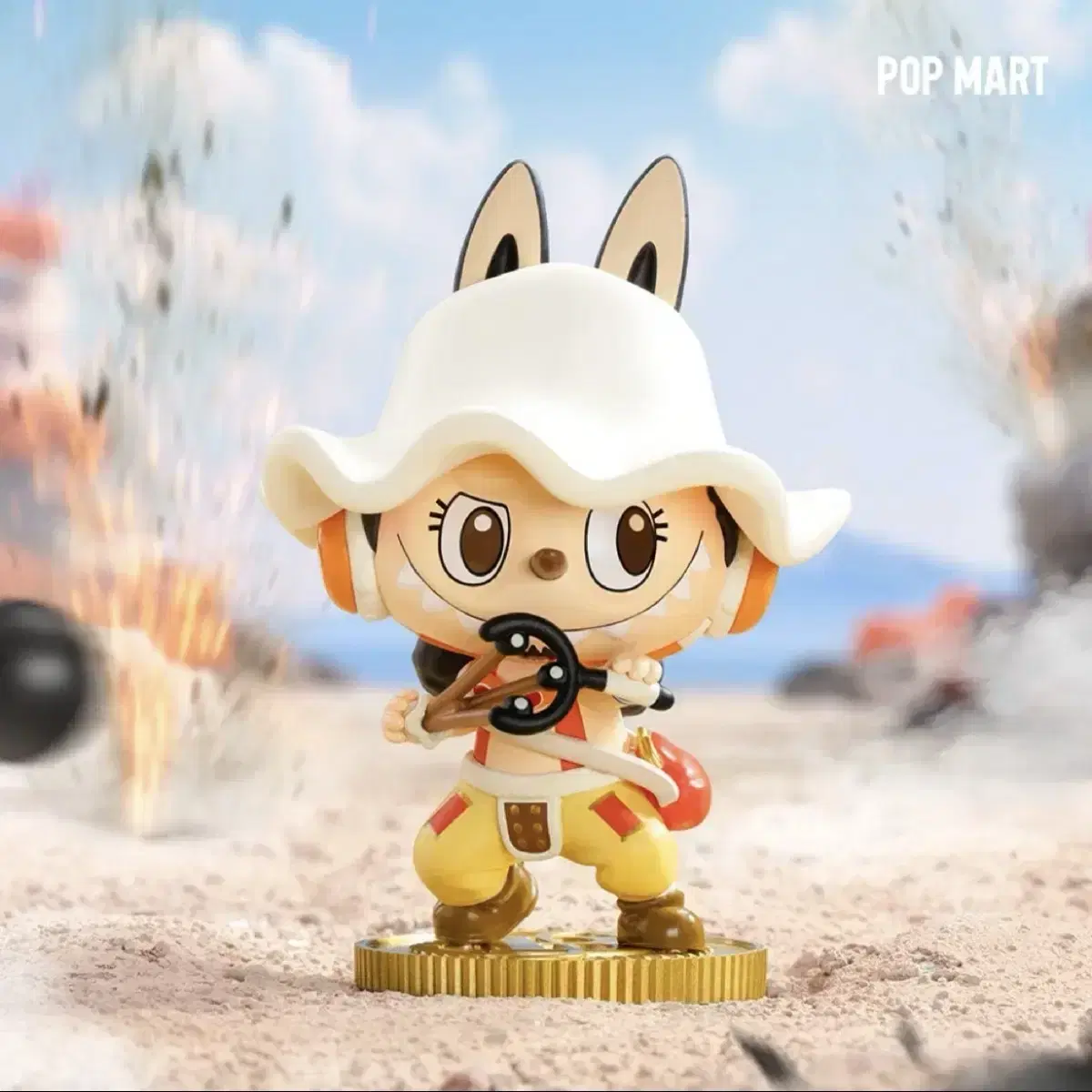 ラブブ　ワンピース　ニカ　シークレット シークレット 0.7%! POPMART ワンピース Labubu THE MONSTERS
